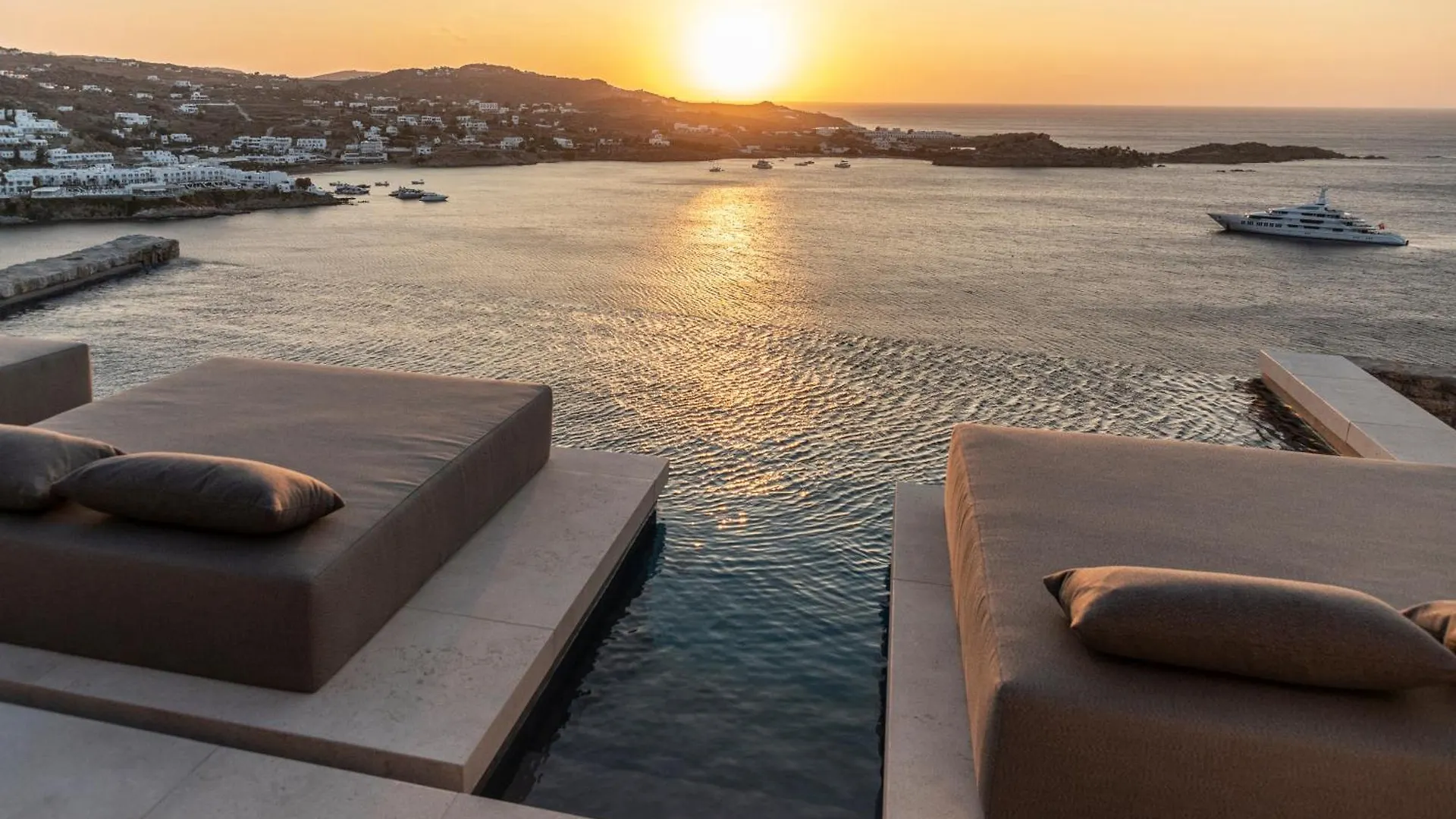 The Skyvilla Mykonos - A Landmark Property With Breathtaking Views Of The Psarou Bay Mykonos Town